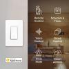 imageKasa Apple HomeKit Smart Light Switch KS200 Single Pole Neutral Wire Required 24GHz WiFi Light Switch Works with Siri Alexa and Google Home UL Certified No Hub Required White1pack