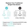 imageKasa Matter Smart Dimmer Switch Voice Control wSiri Alexa ampamp Google Assistant UL Certified Timer ampamp Schedule Easy Guided Install Neutral Wire Required Single Pole 24GHz WiFi 3PackWhite  Matter Compatible