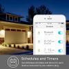 imageKasa Outdoor Smart Plug Smart Home WiFi Outlet Timer Max Load 15A1875W IP64 Weather Resistance Compatible with Alexa Google Home ampamp SmartThings No Hub Required ETL CertifiedKP4011Socket New Version