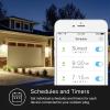 imageKasa Outdoor Smart Plug Smart Home WiFi Outlet with 2 Sockets IP64 Weather Resistance Compatible with Alexa Google Home ampamp IFTTT No Hub Required ETL CertifiedEP40 BlackApple HomeKit 2Socket