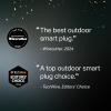 imageKasa Outdoor Smart Plug Smart Home WiFi Outlet with 2 Sockets IP64 Weather Resistance Compatible with Alexa Google Home ampamp IFTTT No Hub Required ETL CertifiedEP40 Black2Socket