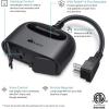 imageKasa Outdoor Smart Plug Smart Home WiFi Outlet with 2 Sockets IP64 Weather Resistance Compatible with Alexa Google Home ampamp IFTTT No Hub Required ETL CertifiedEP40 BlackApple HomeKit 2Socket