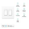 imageKasa Smart Dimmer Switch 2Gang HS2202 Single Pole Needs Neutral Wire 24GHz WiFi Light Switch Compatible with Alexa and Google Home UL Certified No Hub Required WhiteWhite