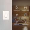 imageKasa Smart Dimmer Switch HS220LA Light Almond Single Pole Needs Neutral Wire 24GHz WiFi Light Switch Compatible with Alexa and Google Home UL Certified No Hub RequiredLight Almond