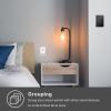 imageKasa Smart Dimmer Switch HS220LA Light Almond Single Pole Needs Neutral Wire 24GHz WiFi Light Switch Compatible with Alexa and Google Home UL Certified No Hub RequiredBlack