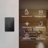 imageKasa Smart Dimmer Switch HS220LA Light Almond Single Pole Needs Neutral Wire 24GHz WiFi Light Switch Compatible with Alexa and Google Home UL Certified No Hub RequiredBlack