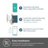 imageKasa Smart Dimmer Switch HS220LA Light Almond Single Pole Needs Neutral Wire 24GHz WiFi Light Switch Compatible with Alexa and Google Home UL Certified No Hub RequiredBlack