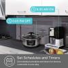 imageKasa Smart Plug Matter Compatible Energy Monitoring Compact Design 15A1800W Max Super Easy Setup Works with Apple Home Alexa ampamp Google Home UL Certified 24G WiFi Only White KP125M2PackSmart plug