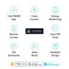 imageKasa Smart Plug Matter Compatible Energy Monitoring Compact Design 15A1800W Max Super Easy Setup Works with Apple Home Alexa ampamp Google Home UL Certified 24G WiFi Only White KP125M2PackMatter Compatible