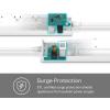 imageKasa Smart Plug Power Strip HS300 Surge Protector with 6 Individually Controlled Smart Outlets and 3 USB Ports Works with Alexa ampamp Google Home No Hub Required  White
