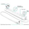 imageKasa Smart Plug Power Strip HS300 Surge Protector with 6 Individually Controlled Smart Outlets and 3 USB Ports Works with Alexa ampamp Google Home No Hub Required  White
