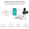imageKasa Smart Plug Power Strip KP303 Surge Protector with 3 Individually Controlled Smart Outlets and 2 USB Ports Works with Alexa ampamp Google Home No Hub Required  White