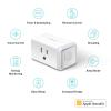 imageKasa Smart Plug Ultra Mini 15A Smart Home WiFi Outlet Works with Alexa Google Home ampamp IFTTT No Hub Required UL Certified 24G WiFi Only 2 Count Pack of 1EP10P2  WhiteHomekit Compatible