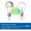 imageTapo TPLink Smart Light Bulbs 16M Colors RGBW Dimmable Compatible with Alexa and Google Home A19 60W Equivalent 800LM CRIampgt90 24GHz WiFi only No Hub Required L530E4Pack1100 Lm Multicolor