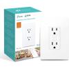 imageKasa Smart Plug KP200 InWall Smart Home WiFi Outlet Works with Alexa Google Home ampamp IFTTT No Hub Required Remote Control ETL Certified  White 1 Pack