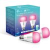 imageNew Kasa Smart Bulb Full Color Changing Dimmable Smart WiFi Light Bulb Compatible with Alexa and Google Home A19 9W 800 Lumens24Ghz only No Hub Required 1Pack KL125 Multicolor1000 LM  2Pack