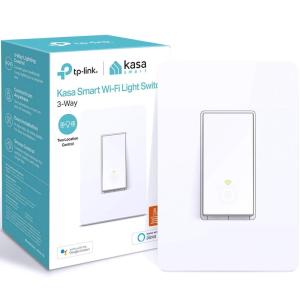 imageKasa Smart 3 Way Switch HS210 KIT Needs Neutral Wire 24GHz WiFi Light Switch works with Alexa and Google Home UL Certified No Hub Required White2 Count Pack of 1white