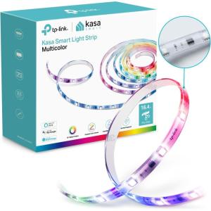 imageKasa Smart LED Light Strip 50 Color Zones RGBIC 164ft WiFi LED Strip Works w Alexa Google Home ampamp SmartThings High Brightness 16M Colors PU Coating Trimmable 2 Yr Warranty KL420L5