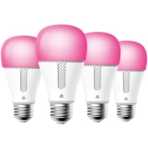 imageKasa Smart Light Bulbs 1000 Lumens High Brightness 16M Color Changing Dimmable Smart WiFi Light Bulb Compatible with Alexa and Google Home A19 24GHz WiFi only No Hub Required KL1351000 LM  4Pack