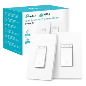 imageKasa Smart WiFi Motion Sensor Switch Single Pole Needs Neutral Wire 24GHz WiFi Light Switch Compatible with Alexa ampamp Google Home UL Certified No Hub RequiredKS200MWhite1Pack3Way Dimmer
