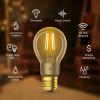 imageTPLink Kasa Smart WiFi LED Bulb Filament E26 Smart Light Bulb Warm Amber 2000K Dimmable No Hub Required Compatible with Alexa ampamp Google Assistant KL60