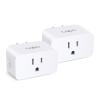 imageTPLink Tapo Smart Plug Mini Matter Compatible Compatible with Alexa Google Home ampamp Samsung SmartThings Energy Monitoring 15A UL Certified 24G WiFi Only Tapo P110M4Pack2Pack