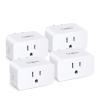imageTPLink Tapo Smart Plug Mini Matter Compatible Compatible with Alexa Google Home ampamp Samsung SmartThings Energy Monitoring 15A UL Certified 24G WiFi Only Tapo P110M4Pack4Pack