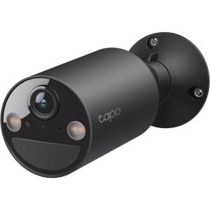 imageTapo MagCam 4K Solar 4K Ultra HD Outdoor Wireless Battery Camera wSolar Panel  247 Capture Free PersonVehicle Detection Starlight Color Night Vision Works wAlexa ampamp Google AssistantBlack