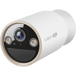 imageTapo MagCam 4K Solar 4K Ultra HD Outdoor Wireless Battery Camera wSolar Panel  247 Capture Free PersonVehicle Detection Starlight Color Night Vision Works wAlexa ampamp Google AssistantWhite