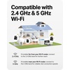 image:imageTapo 2K Dual Lens PanTilt Security Battery Camera Wireless wSolar Panel 165 WideAngle  6mm Telephoto Free PersonVehicle Detection 360 Pan SDCloud Storage Works wAlexa amp Google C645D KITDualLens 2K PanTilt