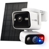 image:imageTapo 2K Dual Lens PanTilt Security Battery Camera Wireless wSolar Panel 165 WideAngle  6mm Telephoto Free PersonVehicle Detection 360 Pan SDCloud Storage Works wAlexa amp Google C645D KITDualLens 4K PanTilt