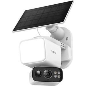 image:imageTapo 2K Dual Lens PanTilt Security Battery Camera Wireless wSolar Panel 165 WideAngle  6mm Telephoto Free PersonVehicle Detection 360 Pan SDCloud Storage Works wAlexa amp Google C645D KITFloodlight 2K PanTilt